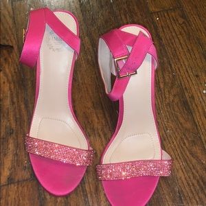 Beautiful hot pink high heels